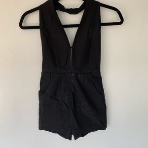 Sexy Black Romper